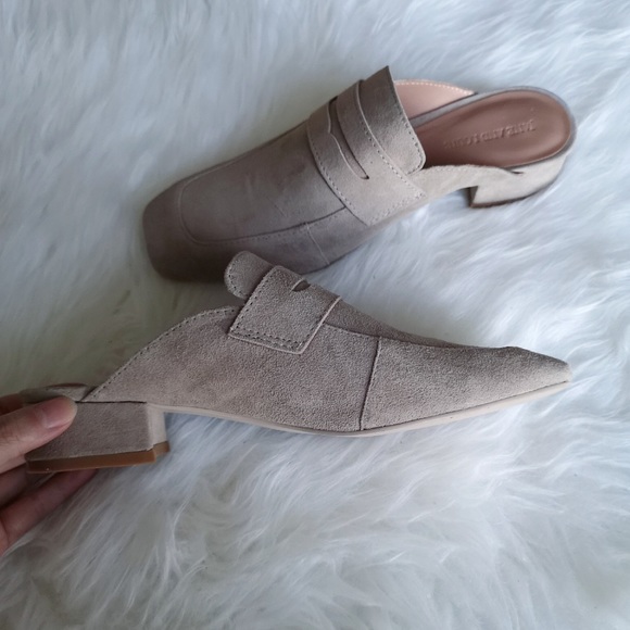 🆕 suede low heel slipper loafer - Picture 3 of 8